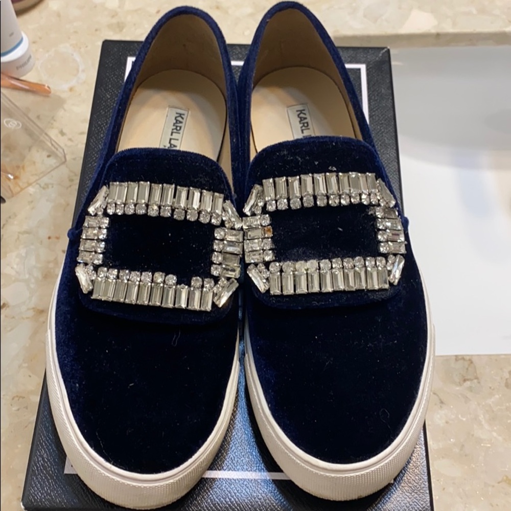 Karl Lagerfeld jeweled sneaker